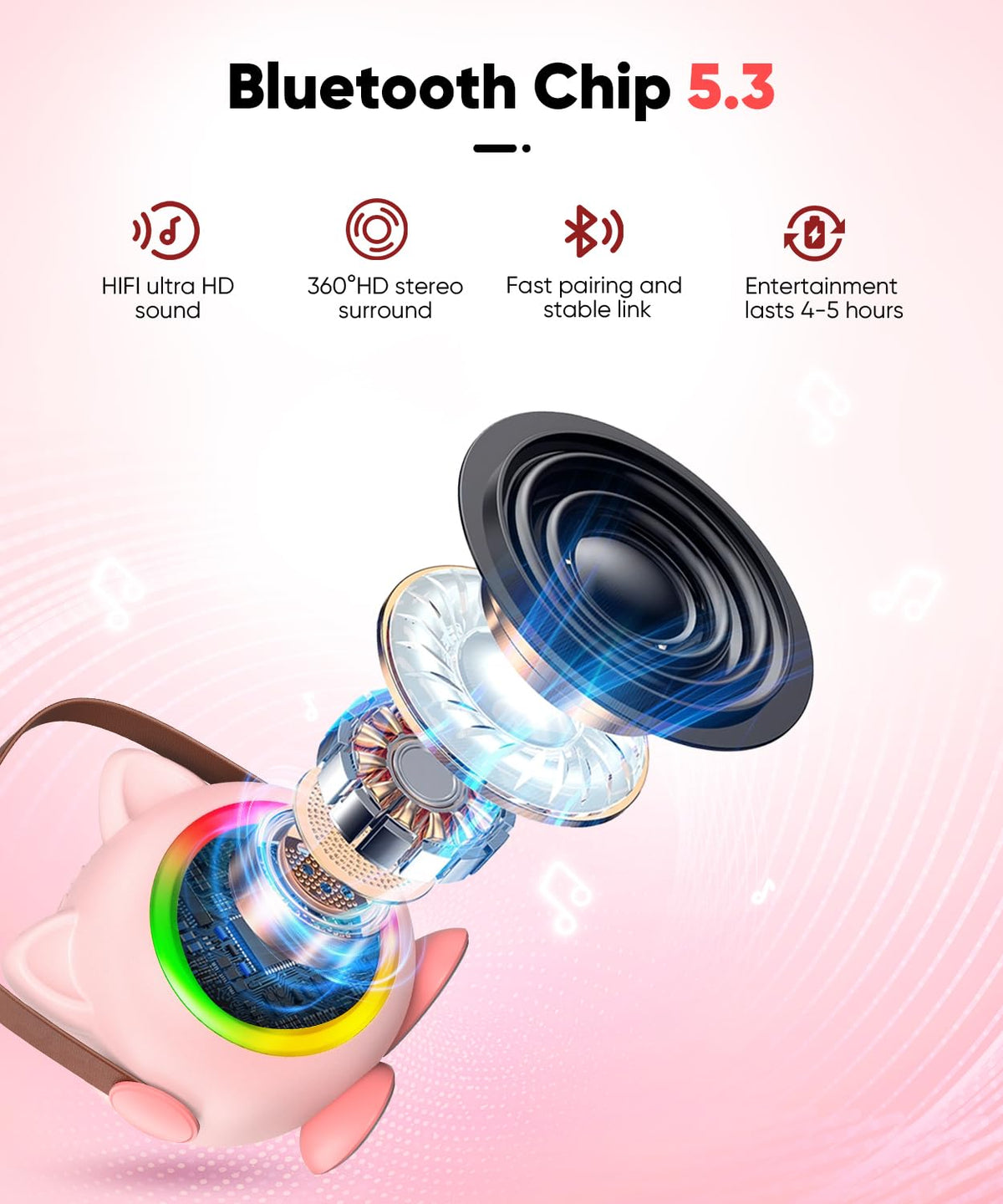 Aadmd karaoke machine memory card playback for personalized playlists
