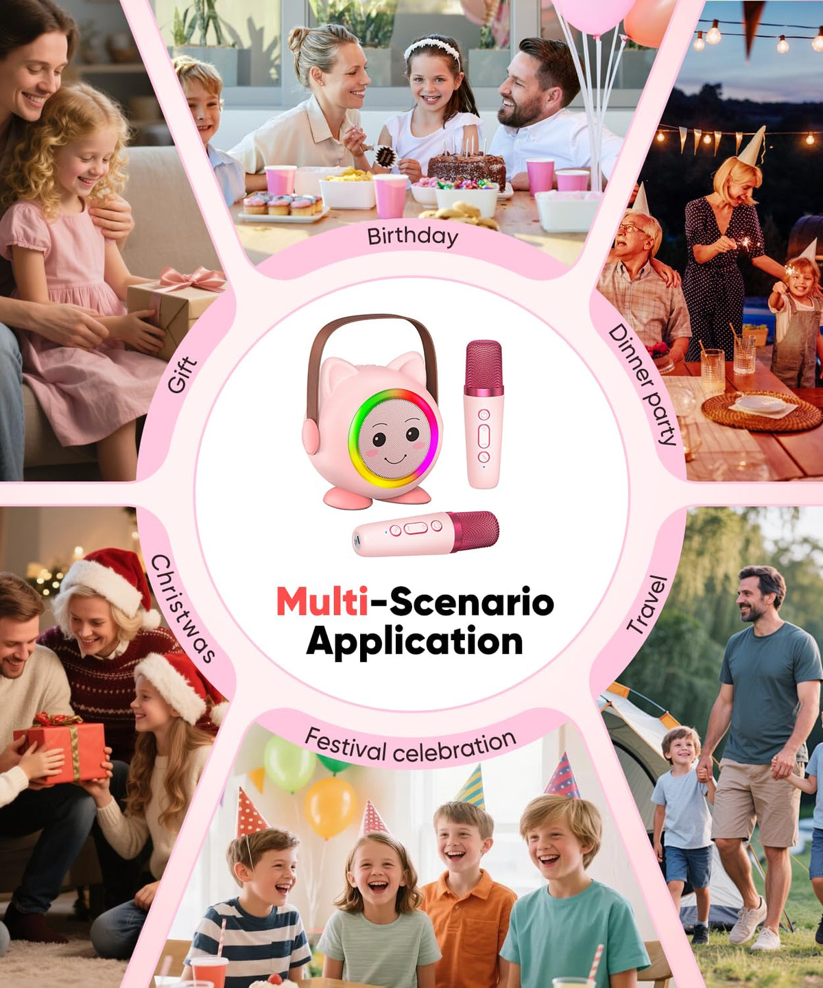 Aadmd portable karaoke setup for parties and family gatherings