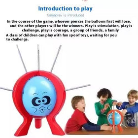 AALFA Balloon Blast Push Sticks in action for suspenseful turns