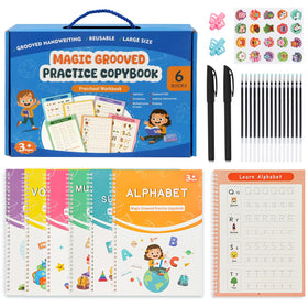 AALGO Magic Grooved Handwriting Box enables structured practice and screen-free learning.