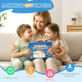 AALGO Numbers and Math grooved book supports early arithmetic practice.