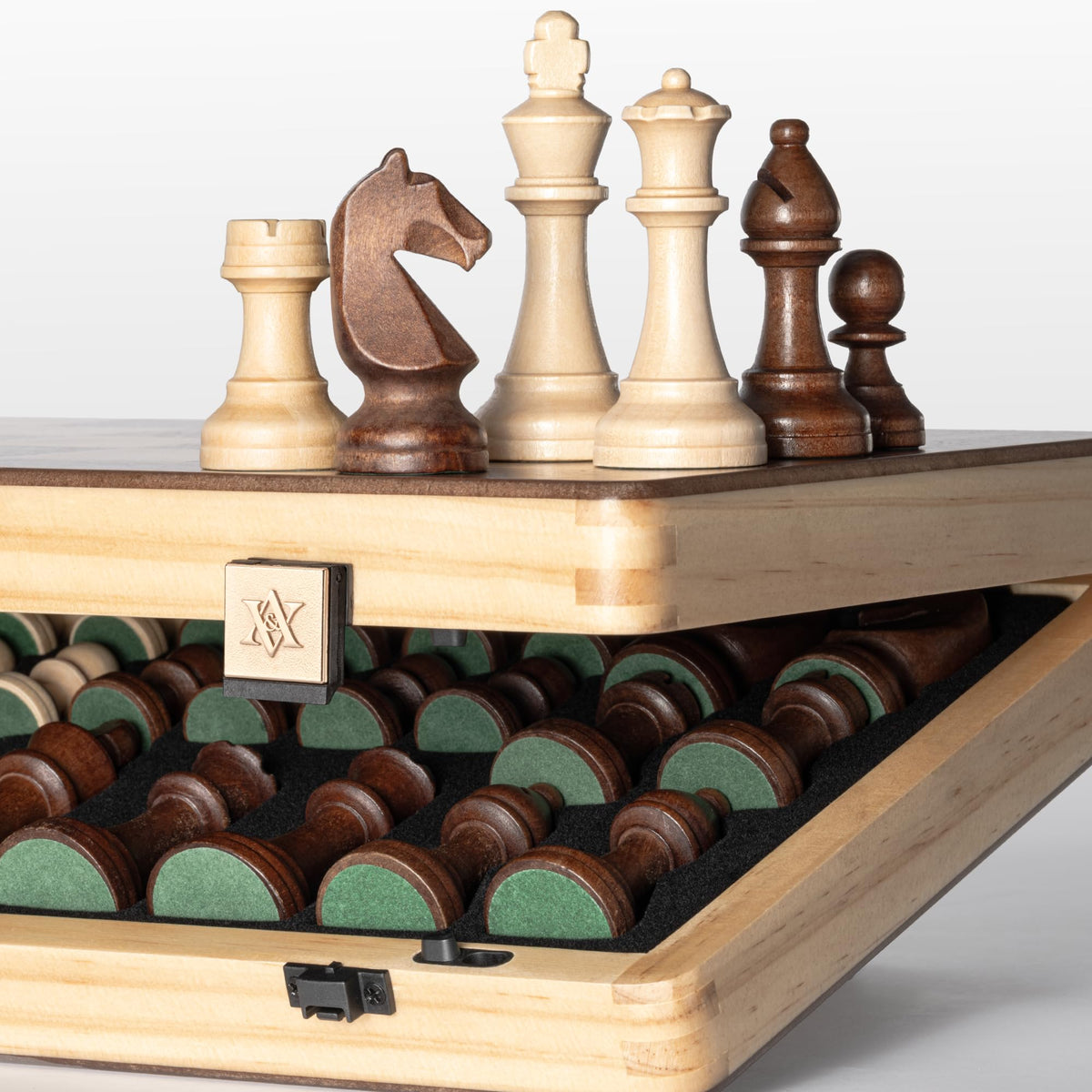 A&amp;A 15-inch board with 1.5-inch squares for precise moves.