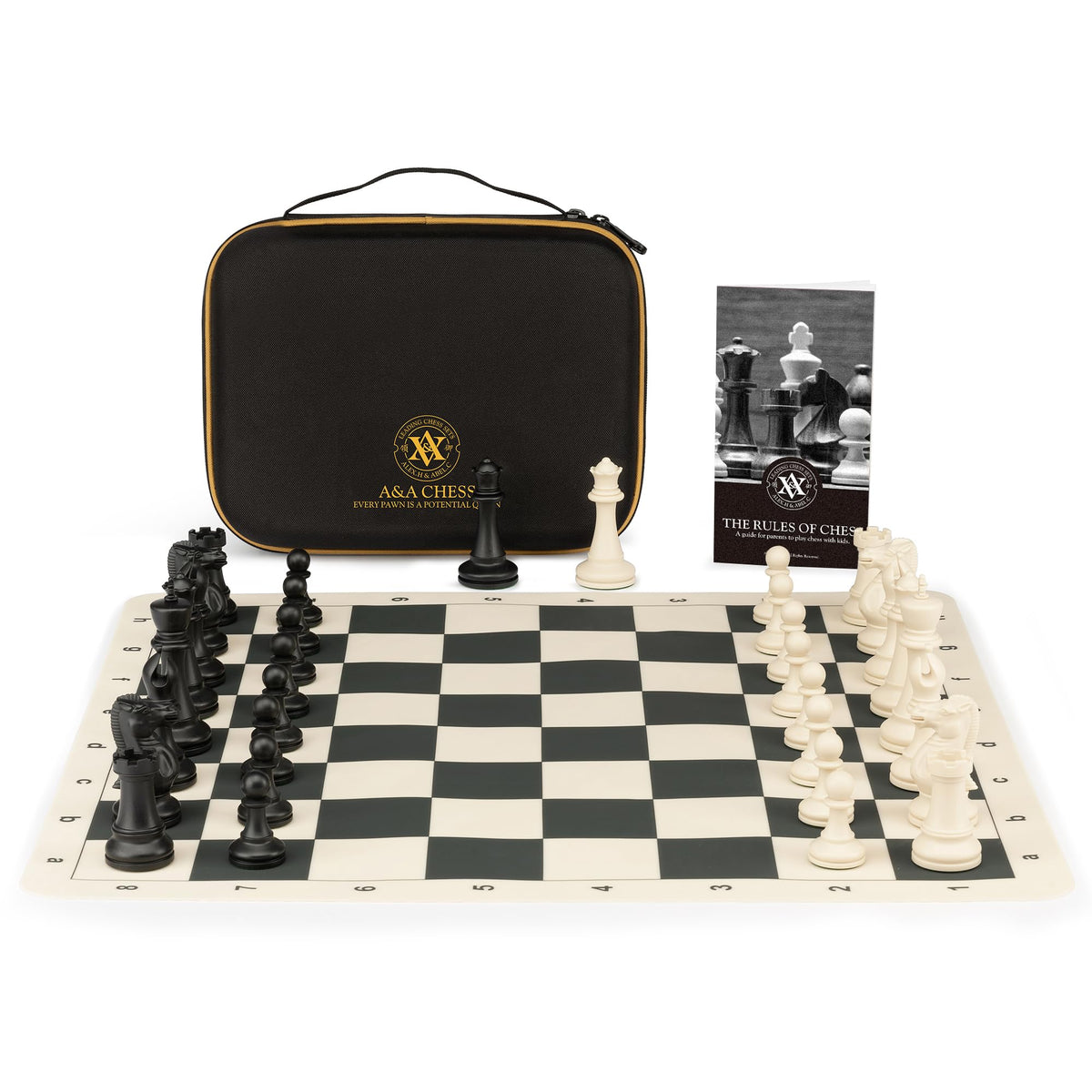 A&A quadruple-weighted Staunton pieces provide stable balance