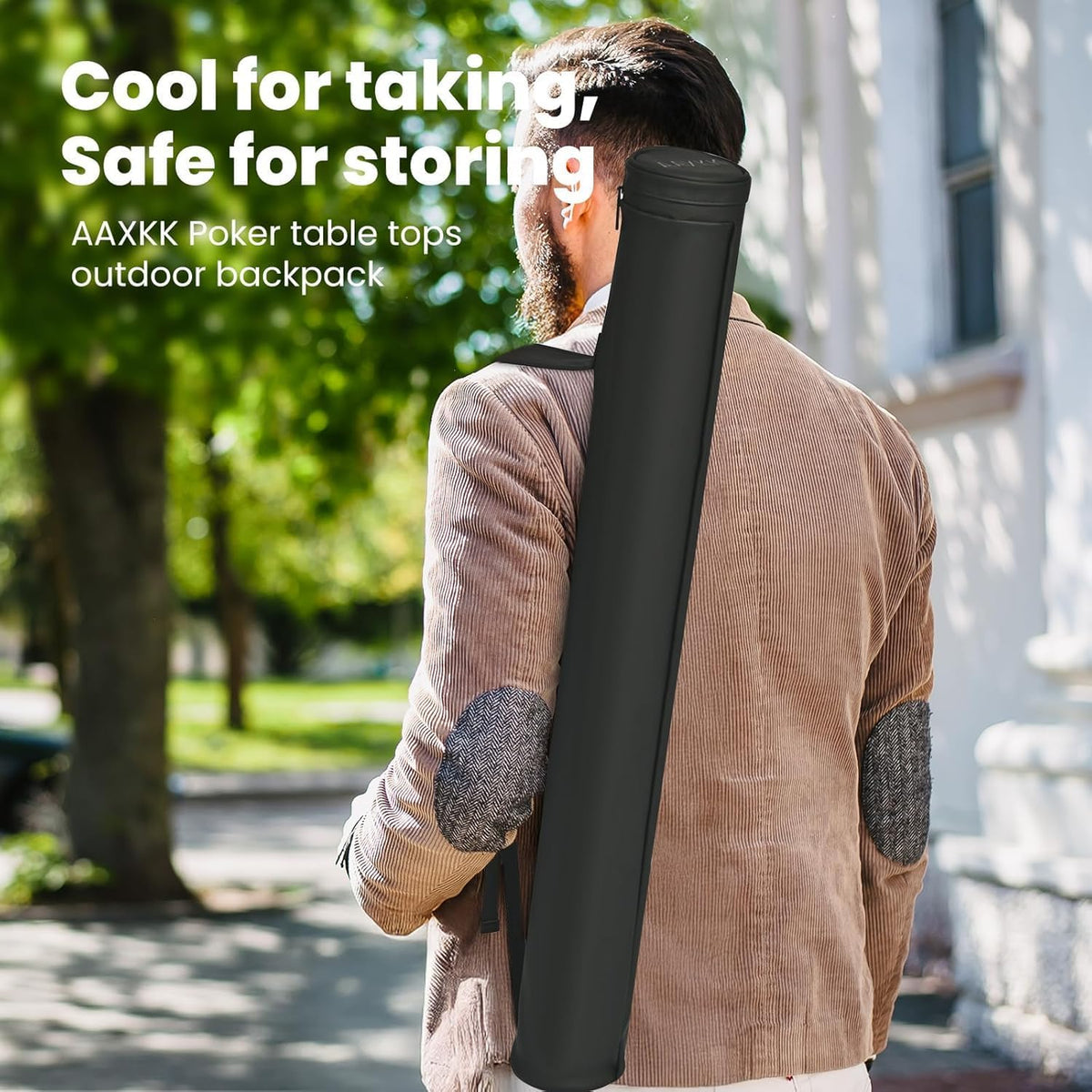 AAXKK 35inch tube bag for board game mats keeps dust out on the move.