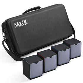 AAXKK Playmat Deck Box Carrying Case front view for all-in-one gaming storage