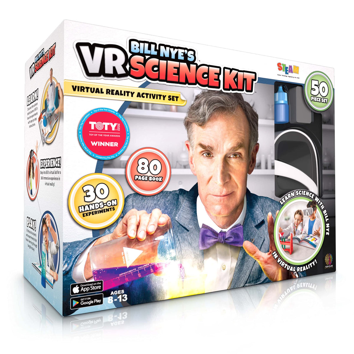 Abacus Brands Bill Nye VR lab image showcases immersive science exploration for kids