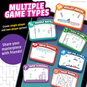 Abacus Pixicade arcade-battle visuals evoke dynamic, competition-ready gameplay from simple drawings.