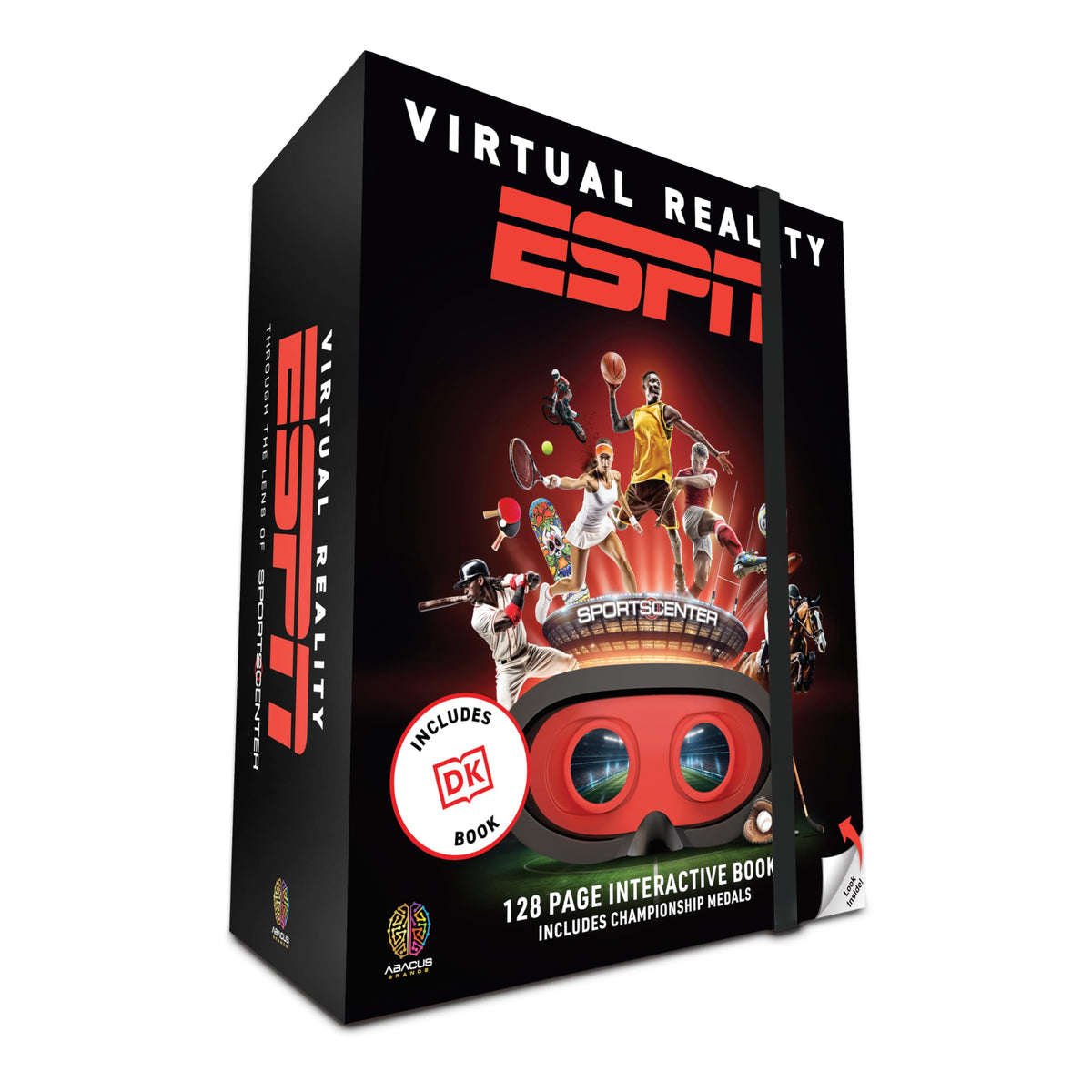 Abacus Brands Virtual Reality ESPN Gift Box front view showcasing immersive sports packaging