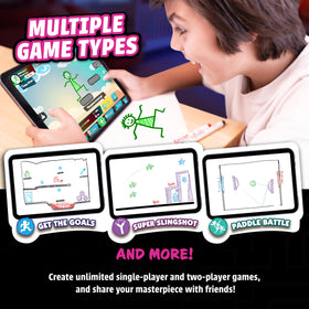 Abacus Pixicade+ animated-gameplay: characters come alive from simple drawings
