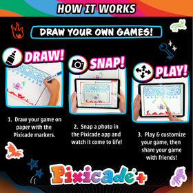 Abacus Pixicade+ arcade-battle: design head-to-head games to play with friends