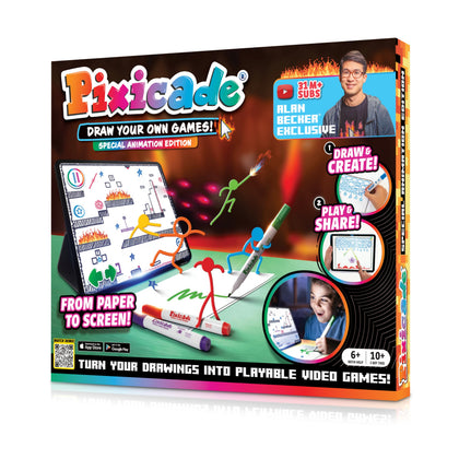 Abacus Pixicade Special Animation Edition: draw and capture to create playable games.