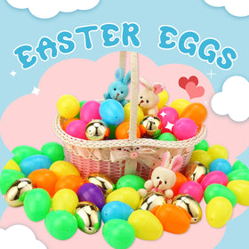 Abakuku durable plastic shells ideal for reusable egg hunts and crafts.