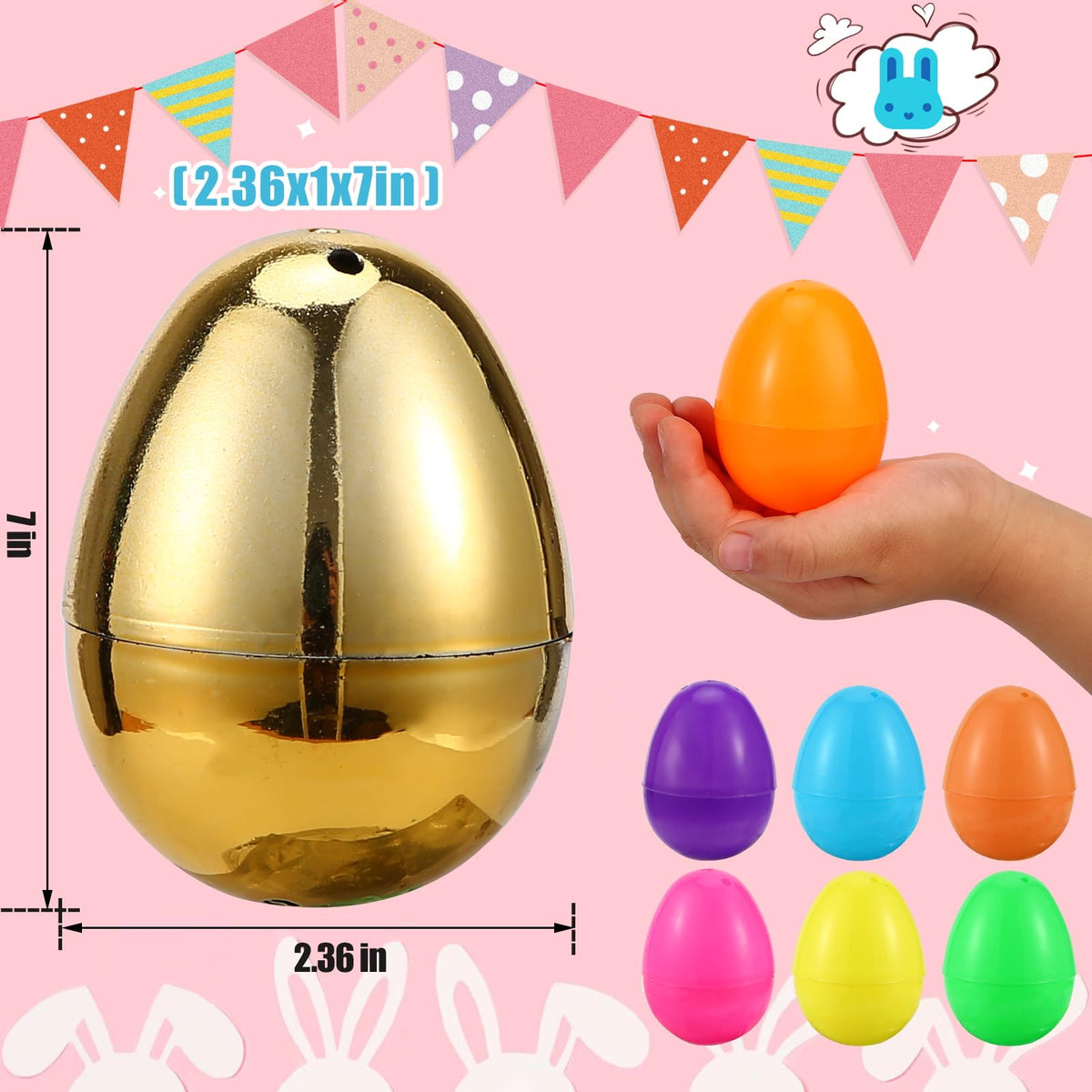Abakuku traditional Easter egg party favors for decorations and surprises.