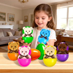 Abakuku party favors and gift bags with colorful eggs