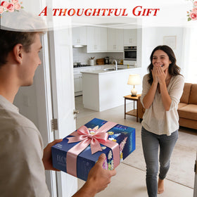 Abbabby white textured vase included for instant display