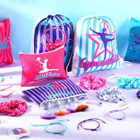 Abbylike gymnastic gift set packaging enhances event decor and gifting.