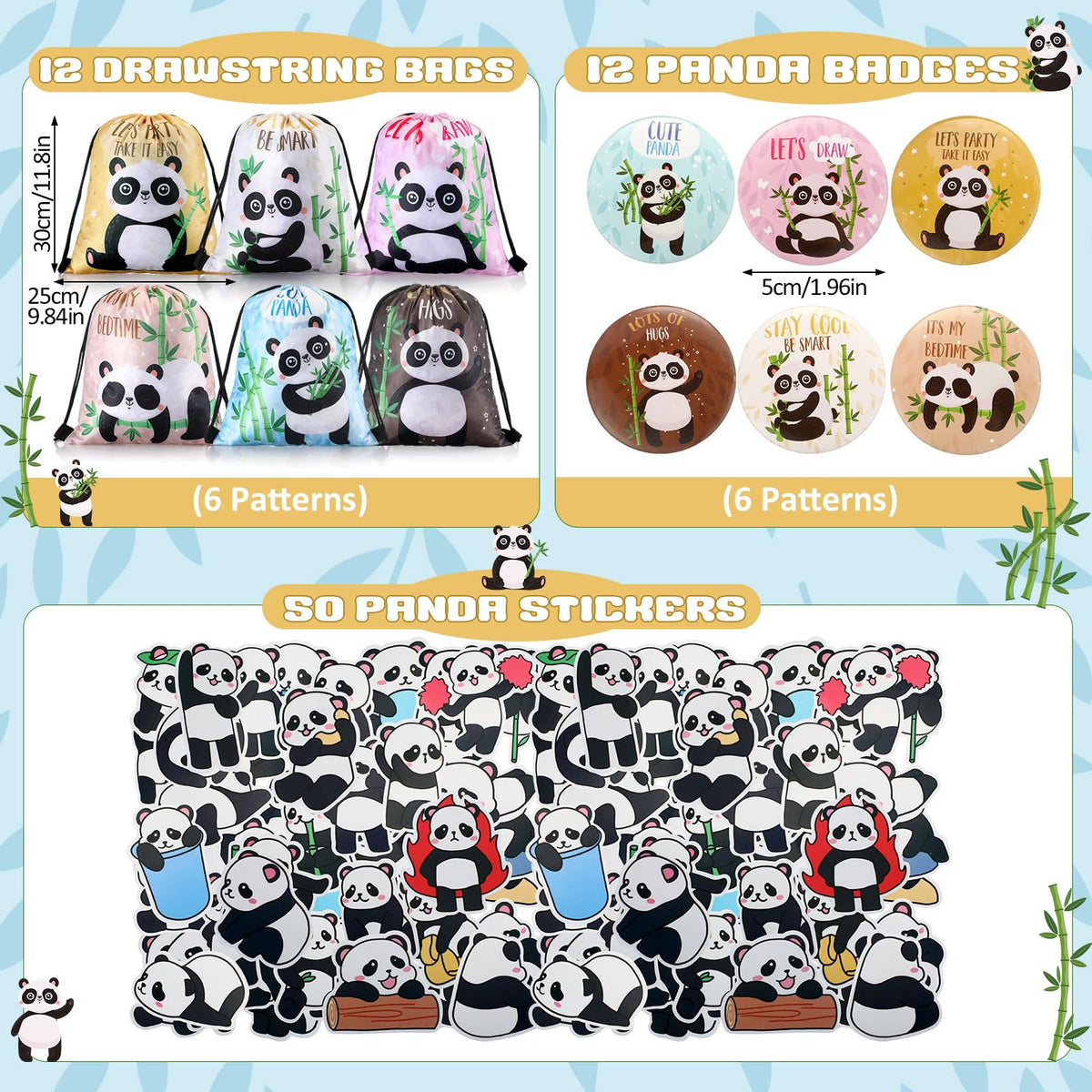 Abbylike panda spiral notebooks perfect for party activities and notes