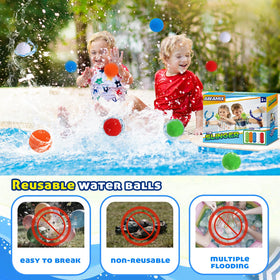 ABEAMIX water balls diameter 2 inches ideal for small hands.