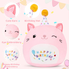 ABEARCAR plush with one eye open closeup, inviting cuddles and comfort.