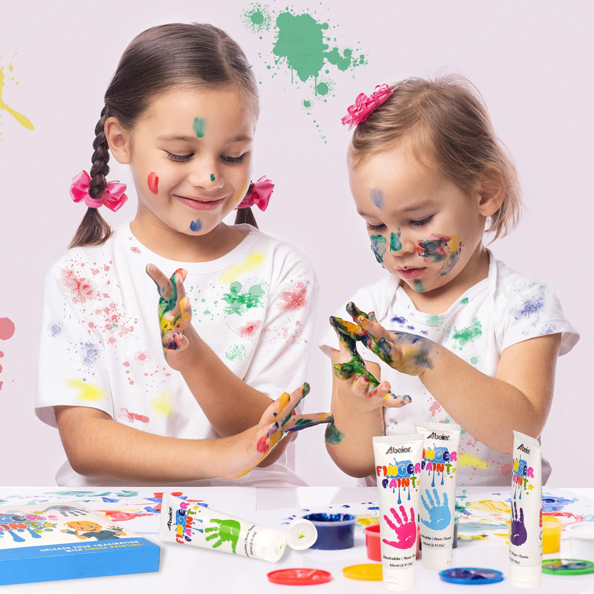 ABEIER gift-ready painting kit for kids' creative play.