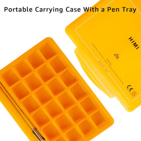 ABEIER HIMI gouache portable case for art on the go, indoors or outdoors.