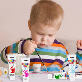 ABEIER washable paints rinse clean, reducing mess during hands-on crafts.