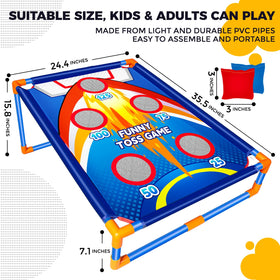 ABERLLS bean-bags-set with durable colors for tossing games.