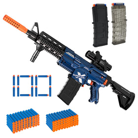 Abifny automatic toy gun with scope for immersive action and target practice.