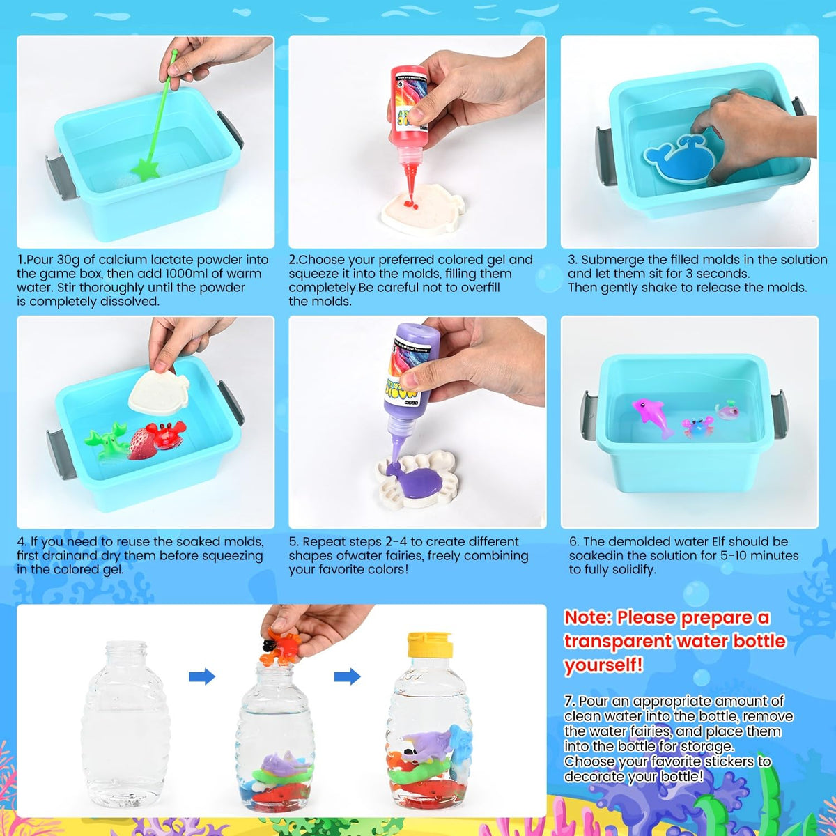 Abifny strainer and gloves support clean, hands-on science and creative play.