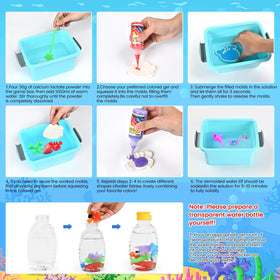 Abifny strainer and gloves support clean, hands-on science and creative play.