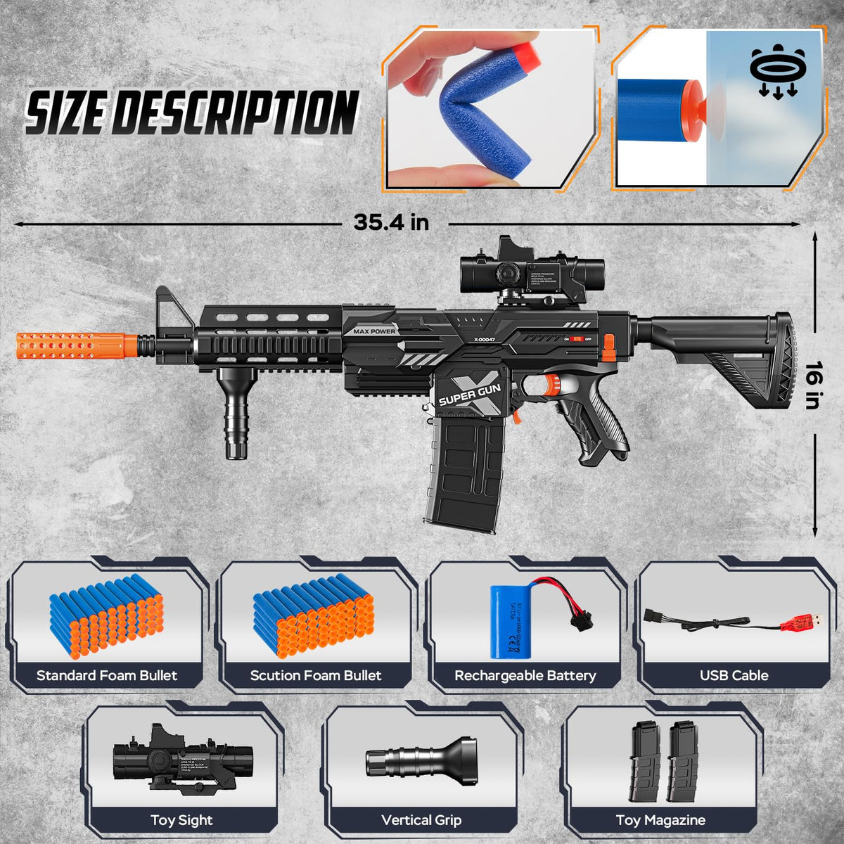 Abifny EVA soft bullets are lightweight for safe, fast reloads