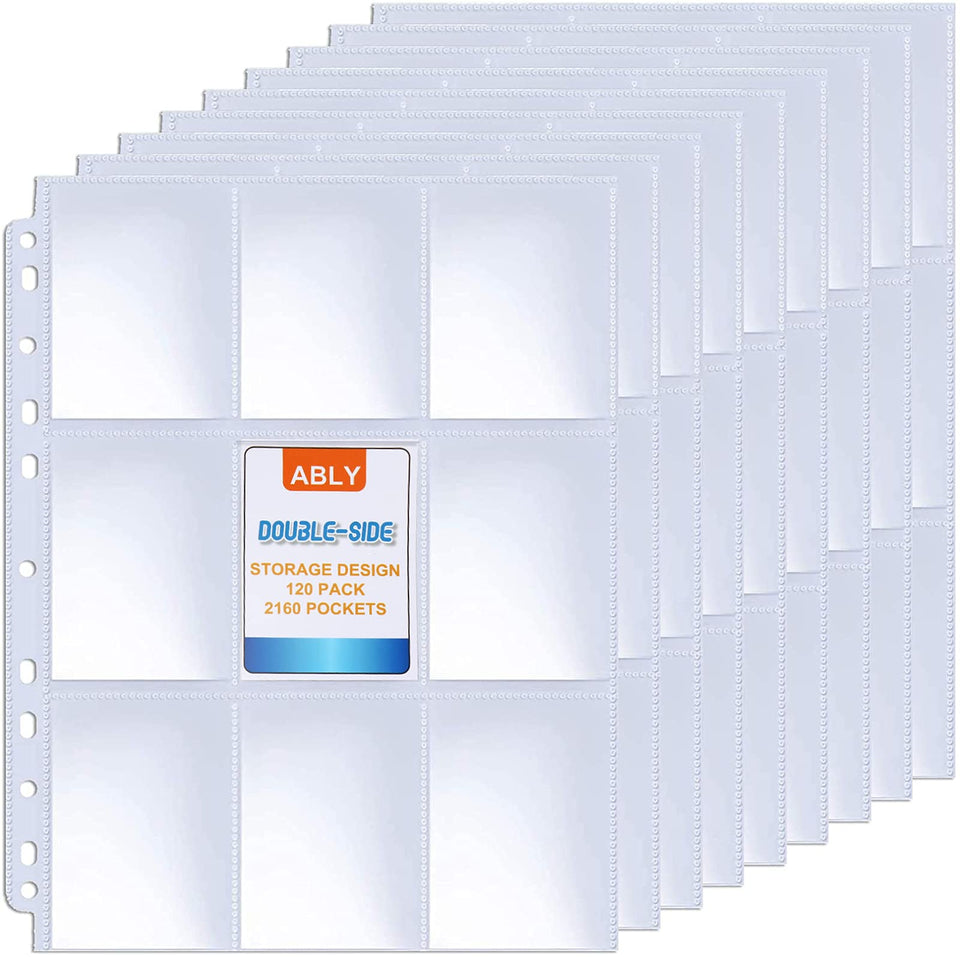 ABLY 120-page double-sided pages front view for organized storage