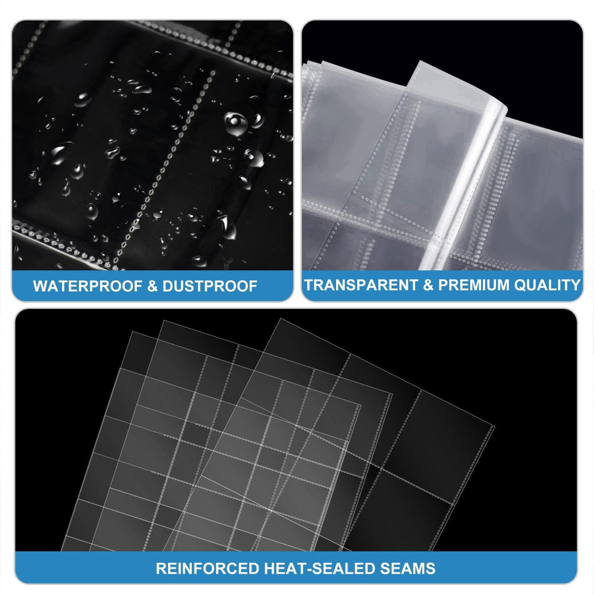 ABLY clear polypropylene material for durable, visible storage