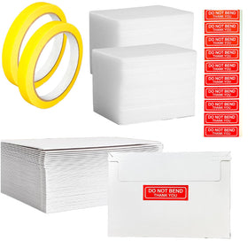 abobwey 50-set envelope mailers for safe card shipping