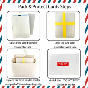 abobwey trading card shipping kit contents include mailers and stickers