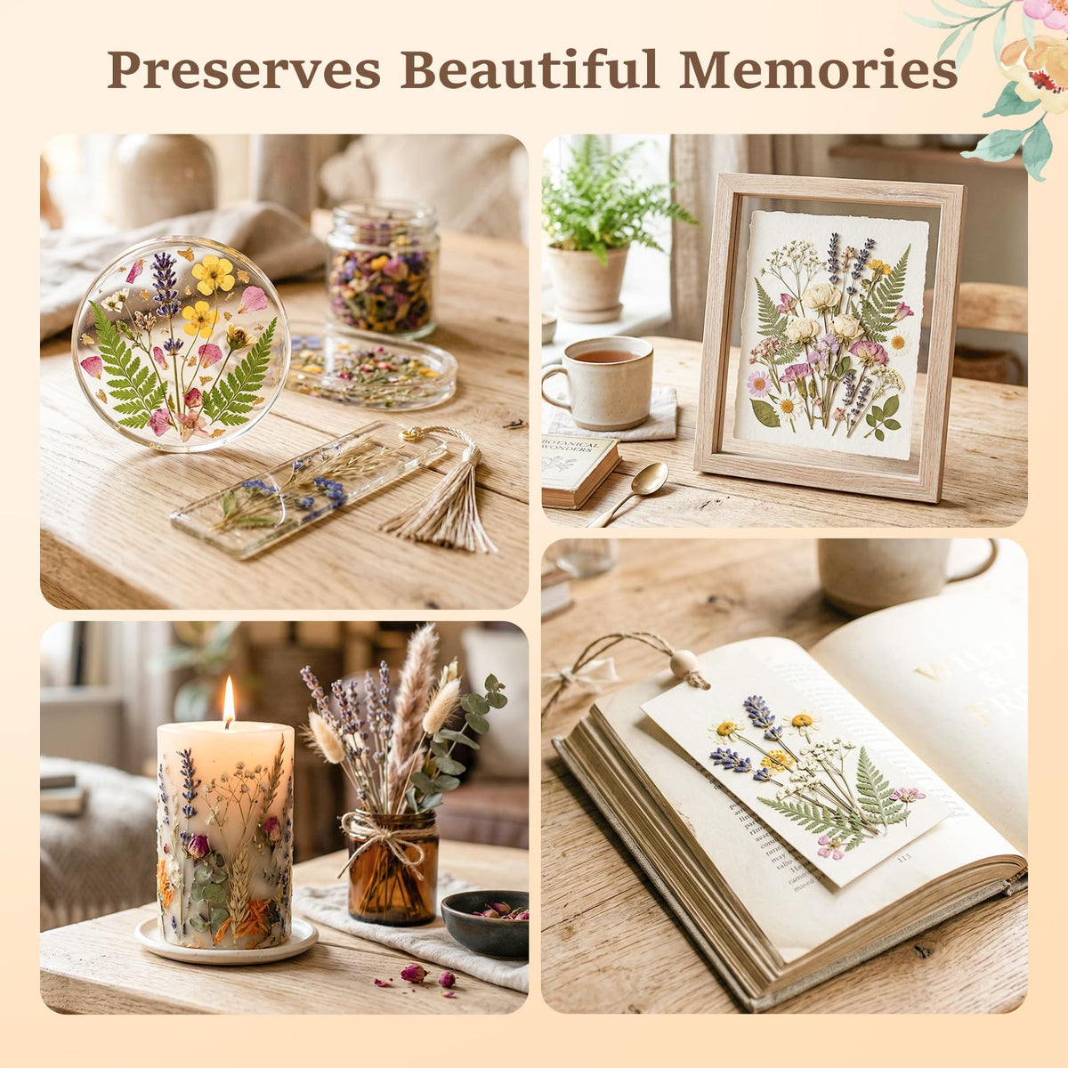 Aboofx all-in-one flower press kit ready for beginners and pros