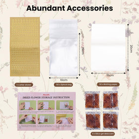 Aboofx dried flowers inside a box stay protected during storage.