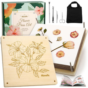 Aboofx Flower Press Kit 11x11 wooden press for flat drying
