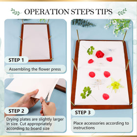Aboofx lined papers and tools organized for presses