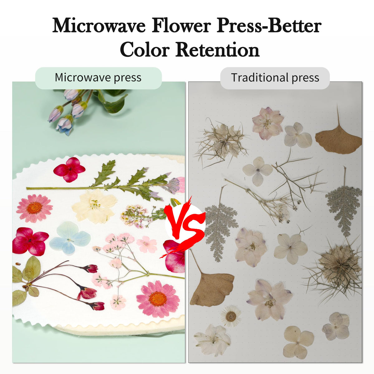 Aboofx color retention feature helps keep petals vibrant for candles and decor.