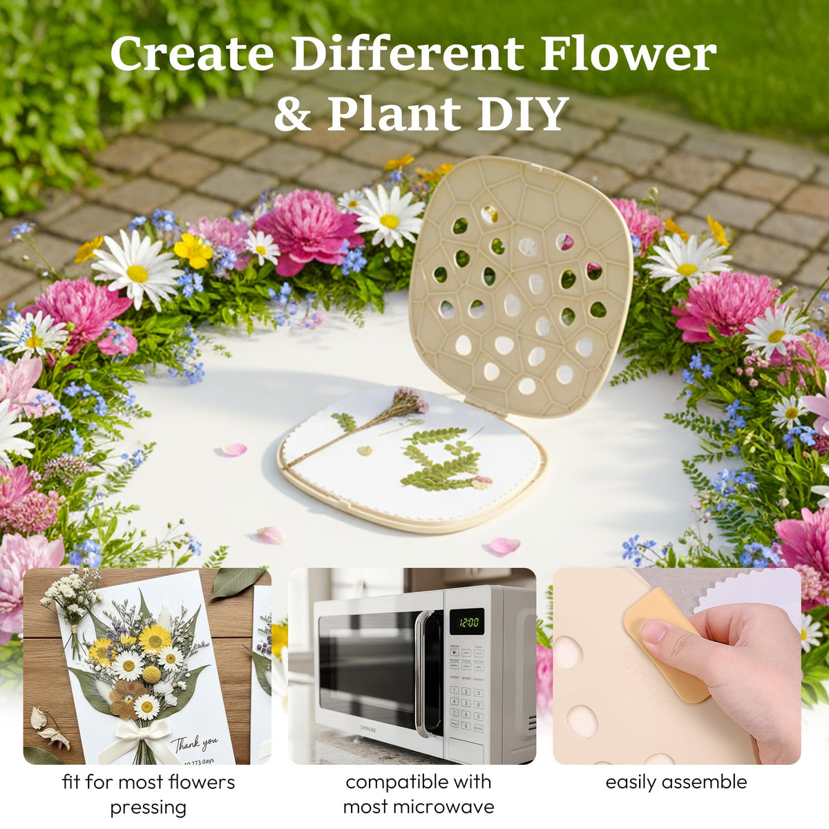 Aboofx compact 9x9 inch design fits standard microwaves for home craft projects