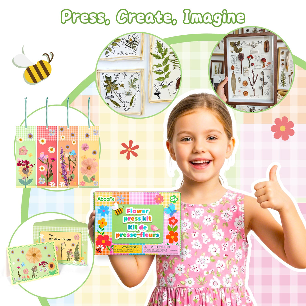 Aboofx bookmarks let kids create personal, nature-inspired keepsakes after pressing.