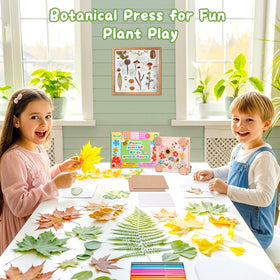 Aboofx pressed flower kit includes drying papers for neat, flat blooms and lasting keepsakes.