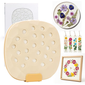 Aboofx microwave press kit 9 inch area for quick vibrant dried flowers for crafts