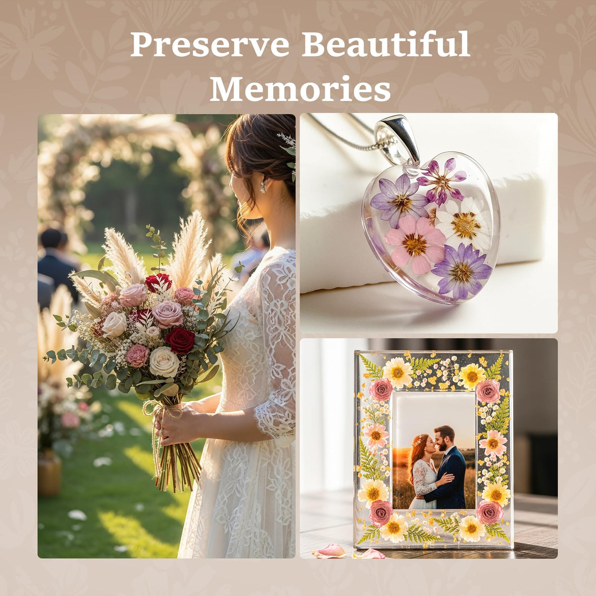 Aboofx vibrant color preservation keeps petals true to life for crafts