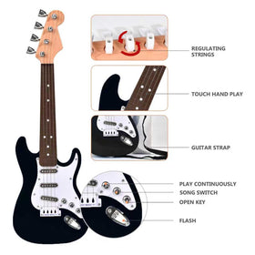 Abundant Financial Resources mini guitar shows durable construction for daily play and learning.