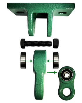 ABUSA aluminum rust-free swing hangers resist weather for long-lasting use.