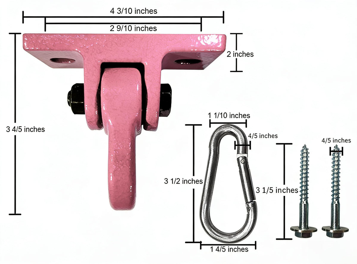 ABUSA swing hangers with smooth bearings for quiet operation
