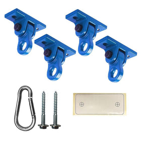 ABUSA heavy-duty blue swing hanger with durable aluminum for outdoor use