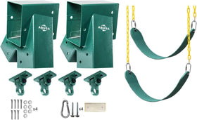 ABUSA heavy-duty swing brackets ready for durable backyard setups.